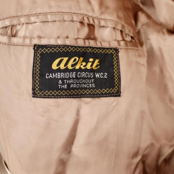 Vintage Alkit greatcoat Mens 44 Crombie Cloth double breasted military overcoat - Picture 15 of 16